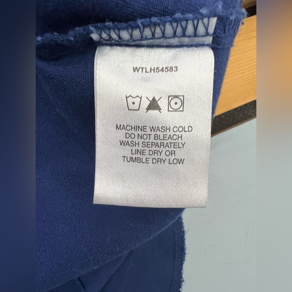 Wrangler Women's Wrancher Long Sleeve Shirt with Pearl Snaps in Blue. Size S - Picture 8 of 9